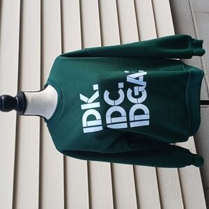 Shein green sweatshirt size medium